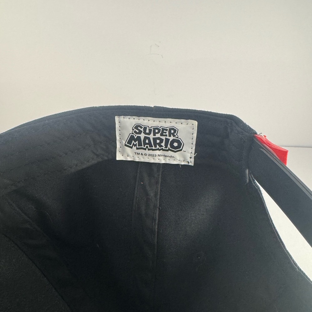 Nintendo Super Mario Bros. Black Baseball Hat 2023 Snap back OSFM - Picture 5 of 6